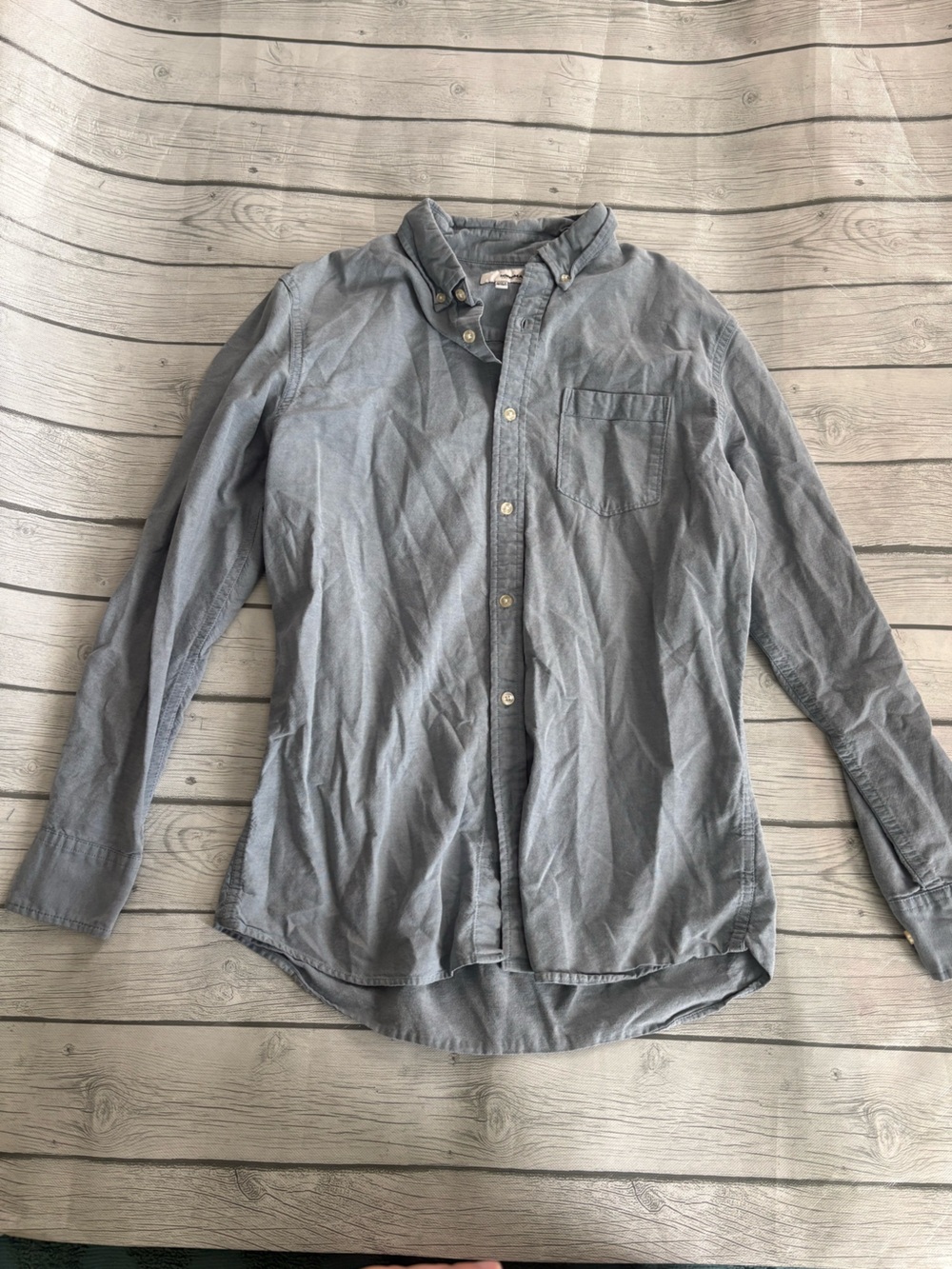 Sonoma Gray Lightweight Button-Up Shirt